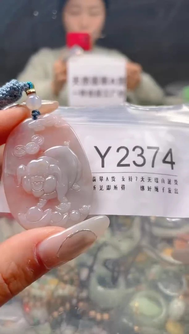 【闪购商品】翡翠颈饰未镶嵌/Y/翡翠A货一图一物