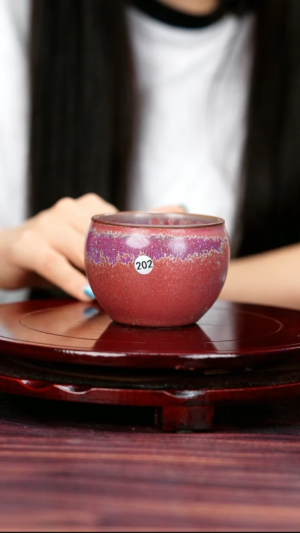 202#吴杭生一级品原矿钧瓷缸杯