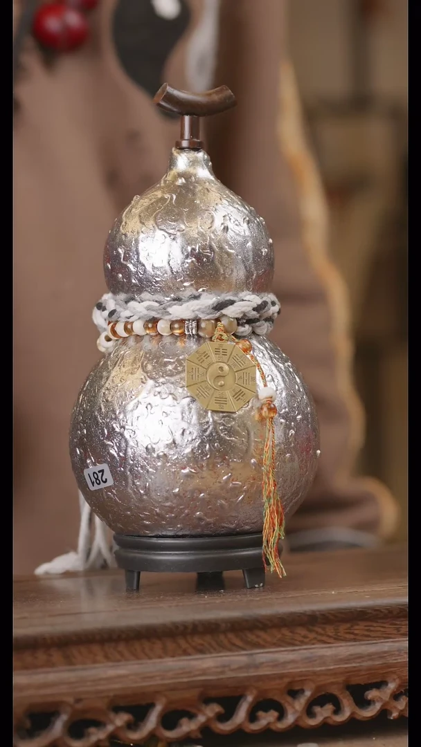 【闪购商品】296号精品天然大漆工艺防渗内胆酒葫芦~