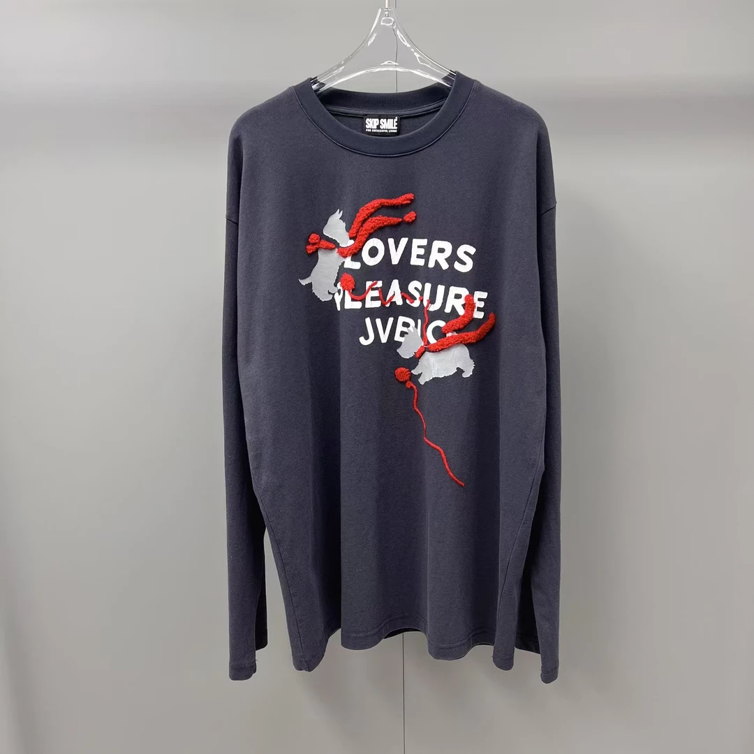 BLX--5619（深圳出品）重工毛巾绣狗狗印花小众设计师款上衣