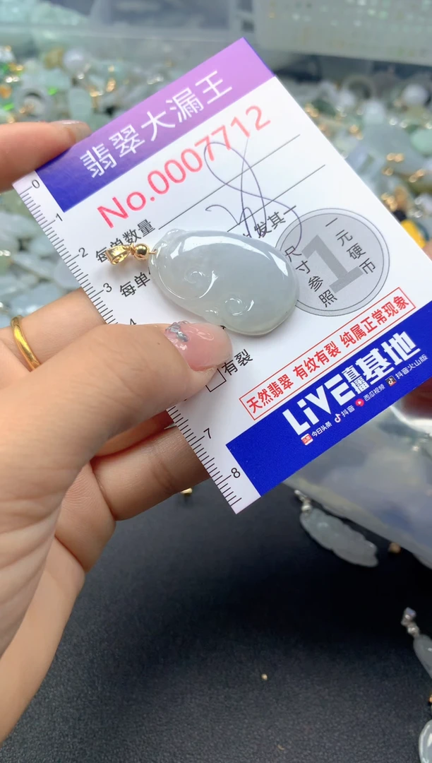 颈饰未镶嵌翡翠7712
