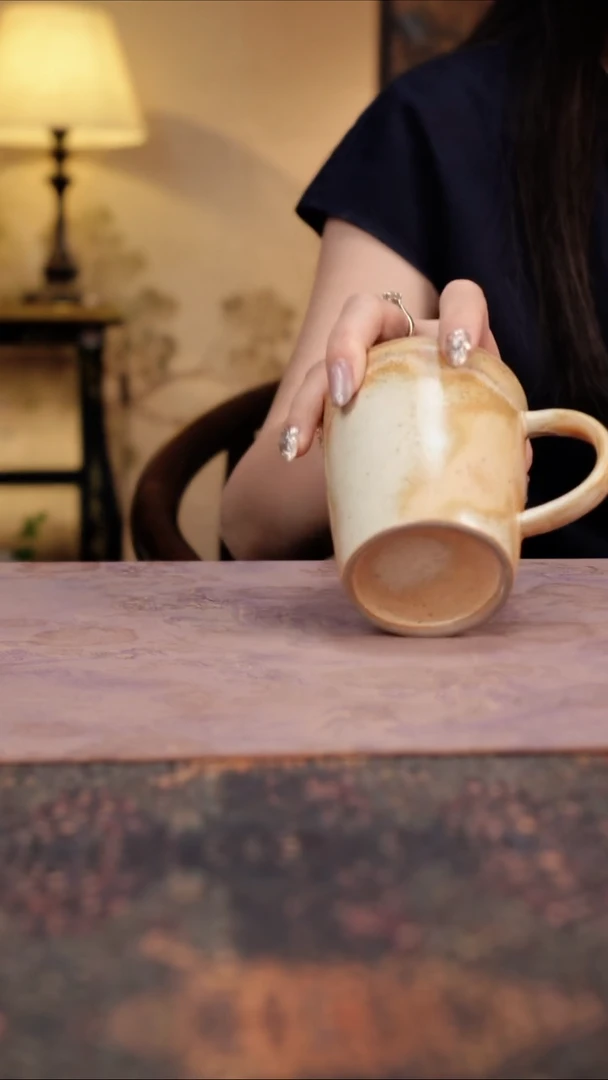 杯景德镇陶瓷杯碗柴烧多人