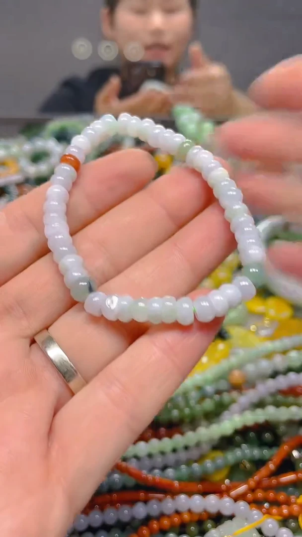 颈饰未镶嵌翡翠5mm/ N/翡翠A货，一件也是批发价