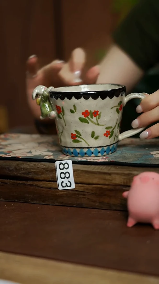 福利！！设计师手作款  山而设计师 咖啡杯