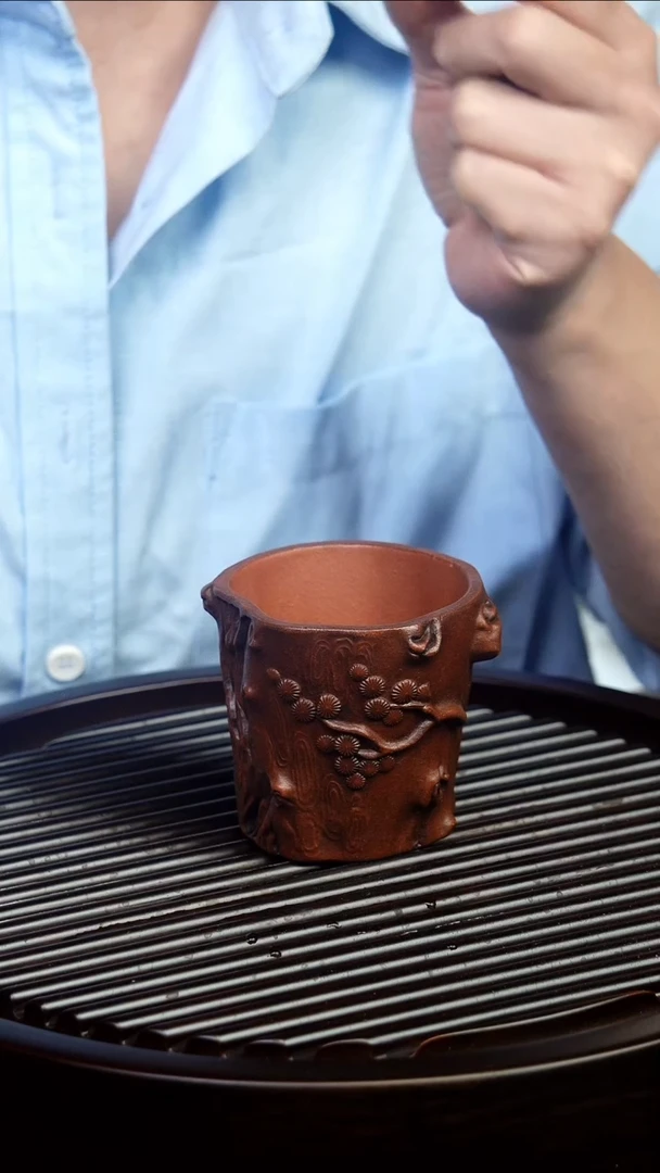 茶杯紫砂原矿紫砂茶具