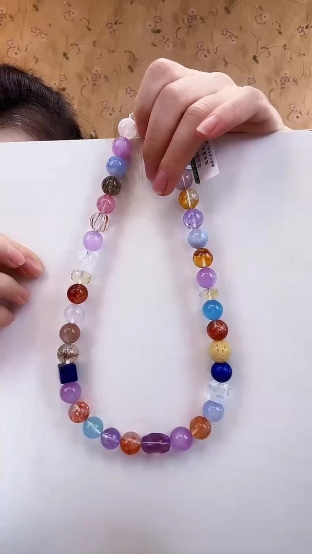 颈饰未镶嵌水晶多宝项链约1213M5305