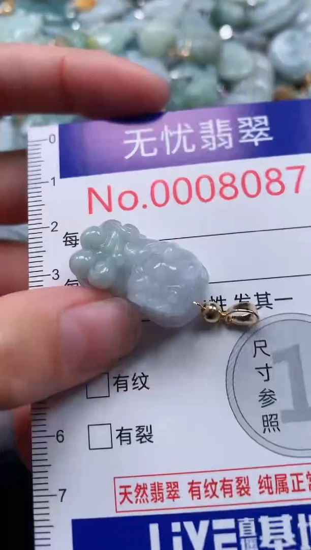 颈饰未镶嵌翡翠8087
