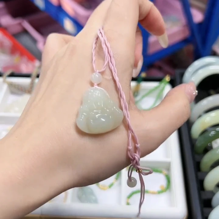 Gloire/古名【睿泽鉴宝】和田玉佛公吊坠24*24*10 AH6490