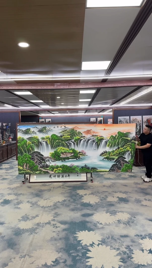 国画 W-刘雪红-大丈二-山水国画