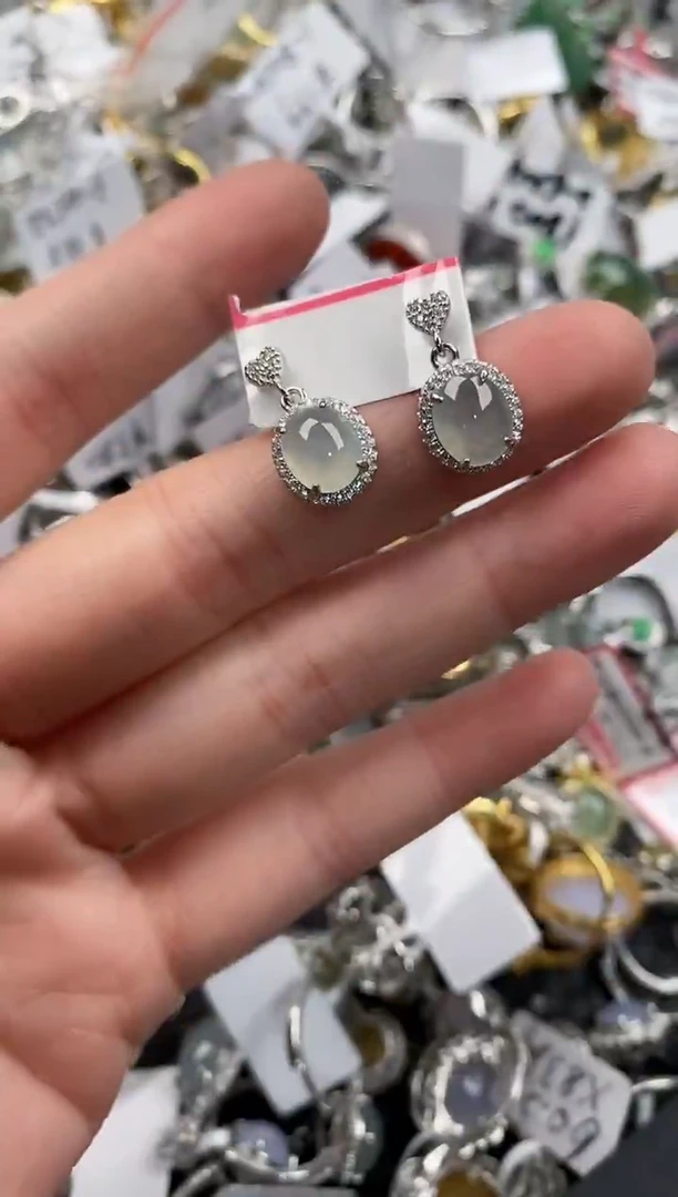 银S925镶嵌戒指翡翠333                  7