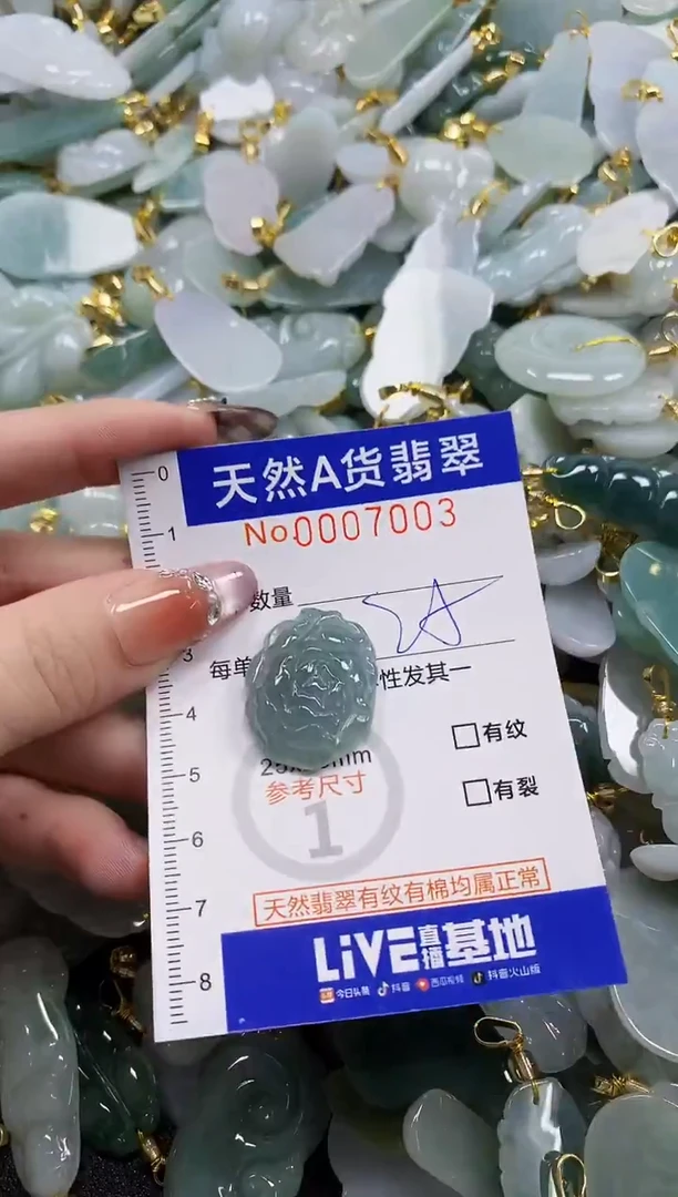 颈饰未镶嵌翡翠天然A货翡翠