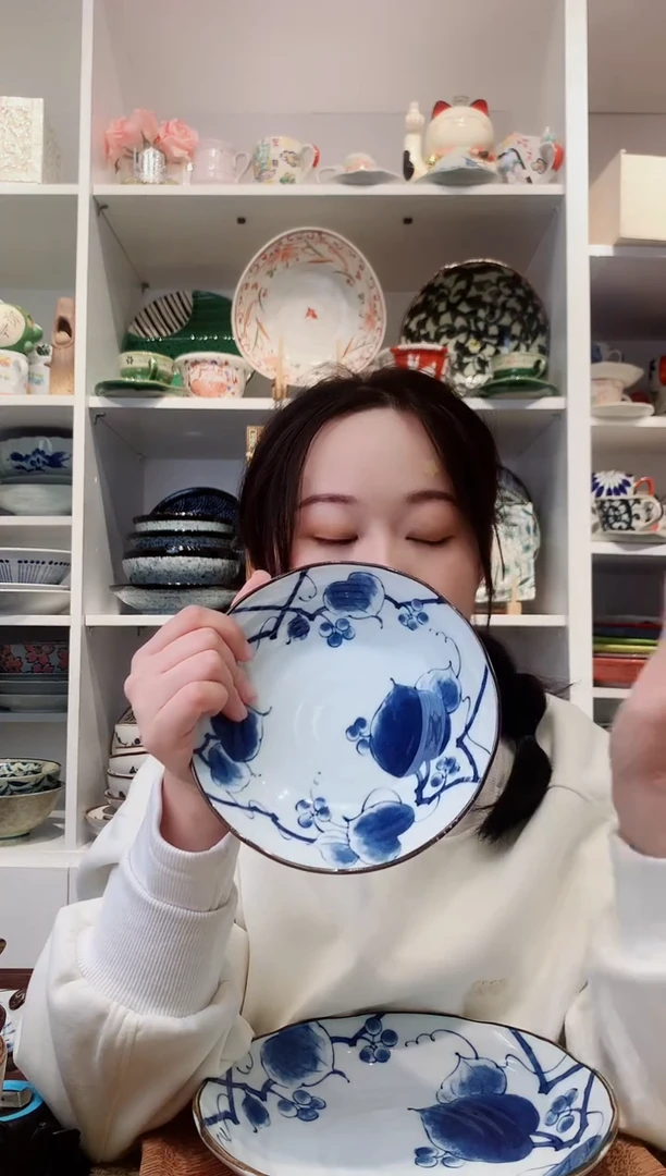 陶瓷【到手两支】美浓烧山归来小号盘16.5cm