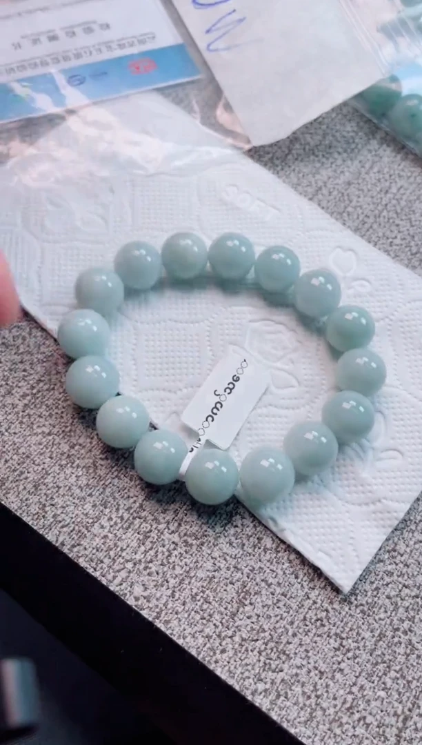 定制翡翠未镶嵌珠串多样性发货