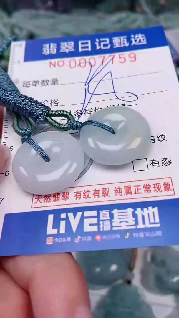 【闪购商品】翡翠颈饰未镶嵌00007759