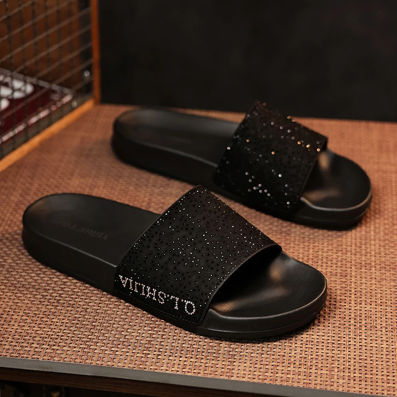 希敦纽勒拖鞋男款高级感满天星夏季外穿防滑防臭潮流舒适沙滩凉拖