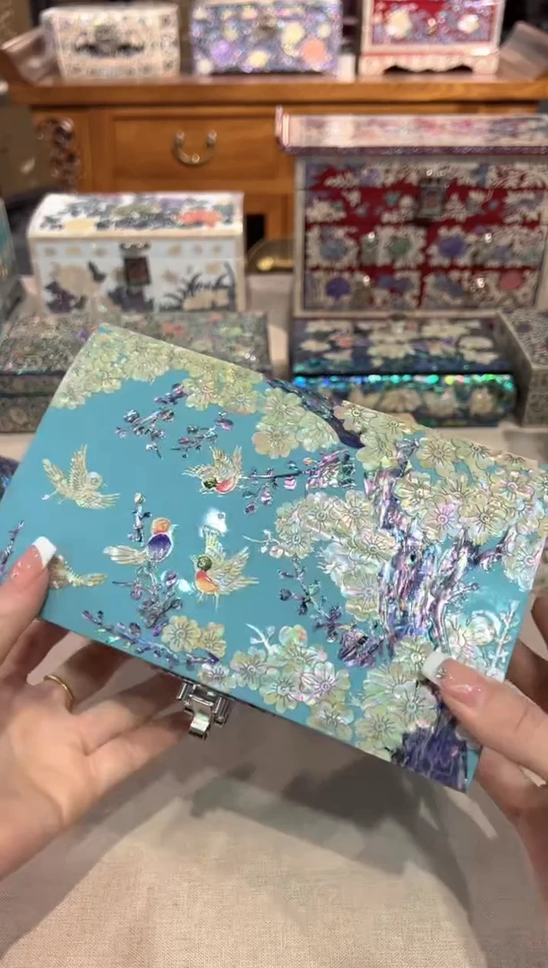 【闪购商品】鱼锁满贝弘贝雅螺钿漆器文化馆