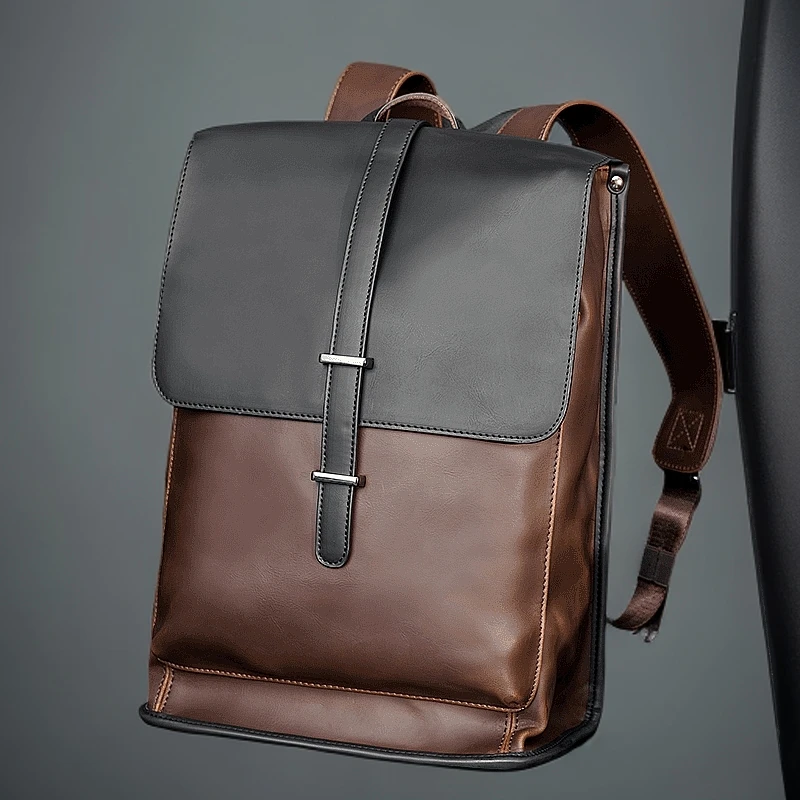 【当日发】双肩包男包潮牌背包复古花纹潮流青年大容量电脑包学生LF