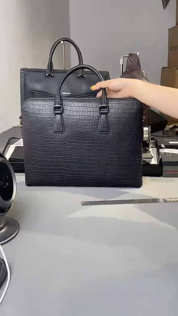 牛皮（革）韩爵绅士包包皮具293