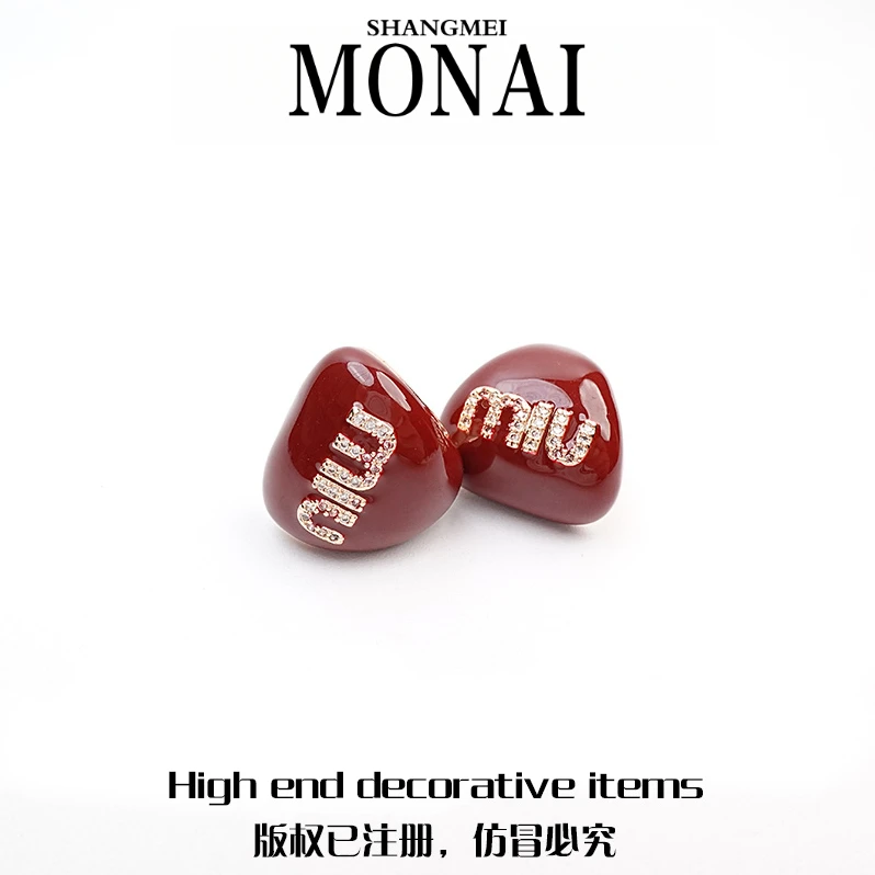 铜合金锆石耳饰 YUUCHENN      个性女士耳钉