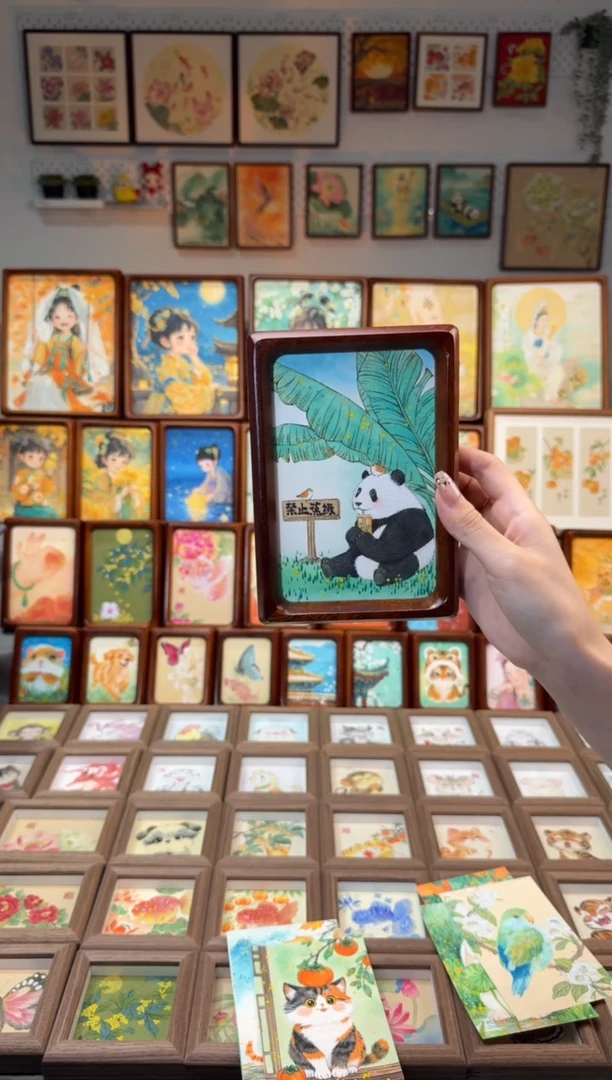 国画禁止焦虑 手绘国画6