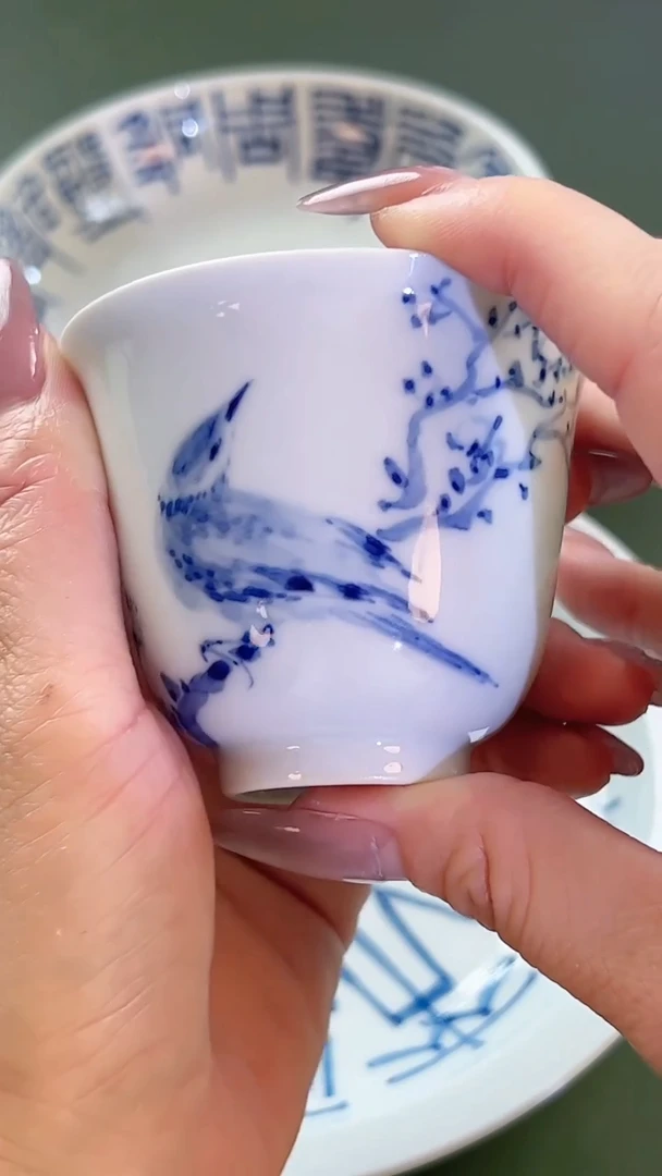 杯子TC10516梅花鸟