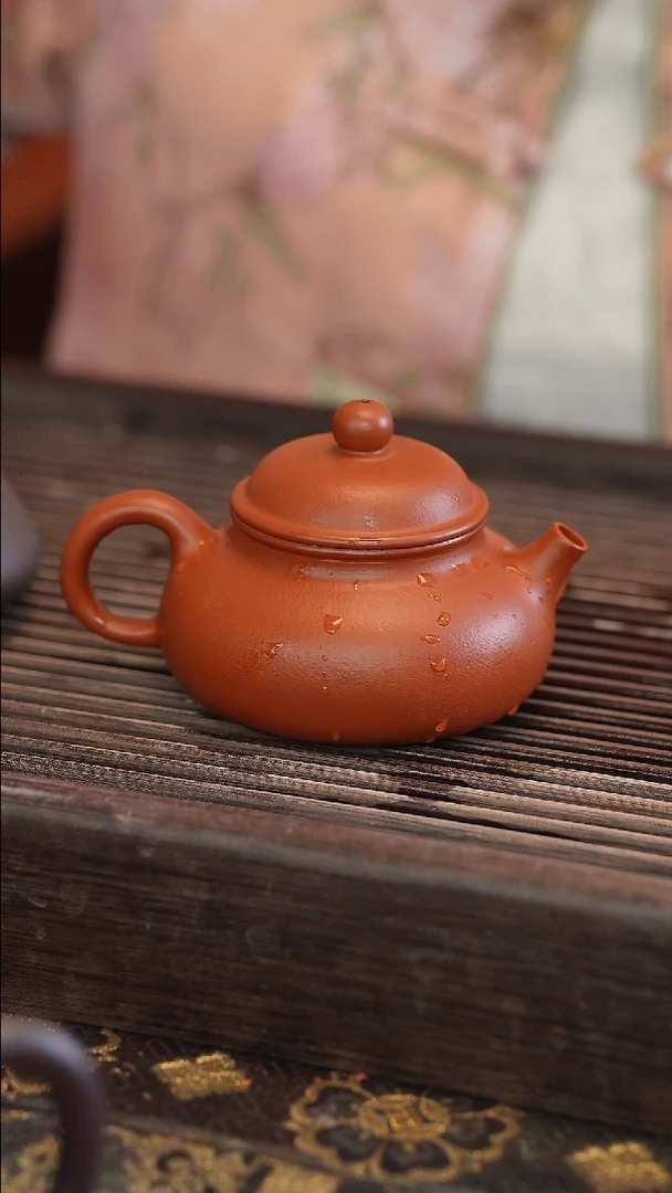 茶壶紫砂不****姜原矿手工制作全手