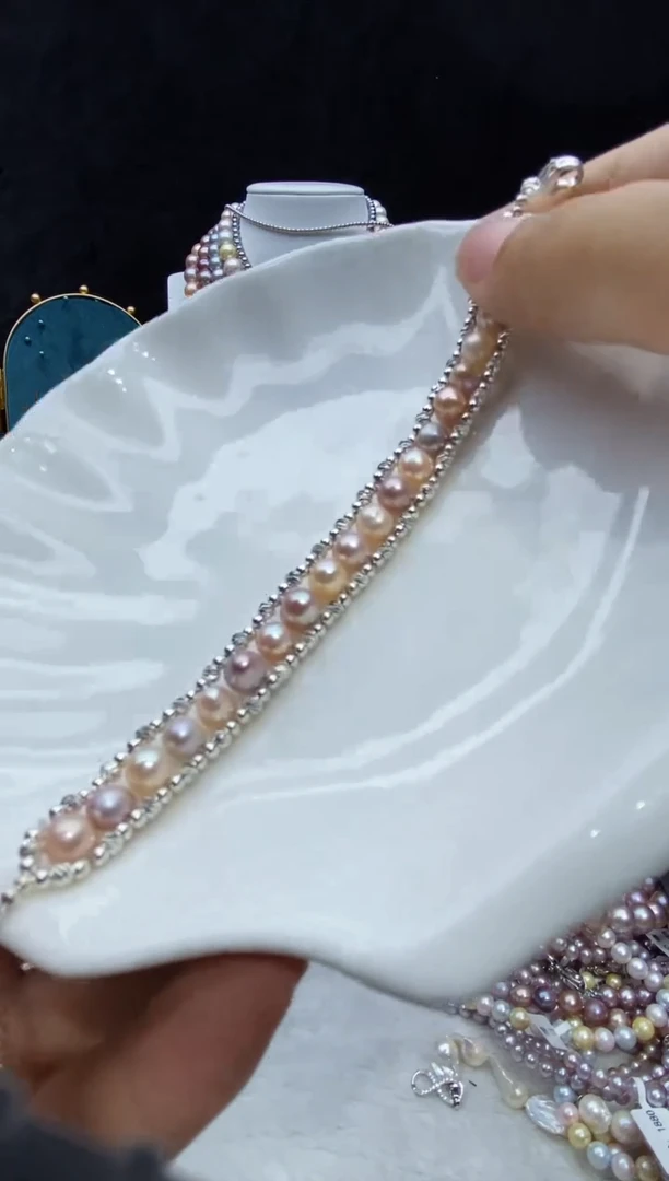 淡水珍珠手绳未镶嵌珍珠手链