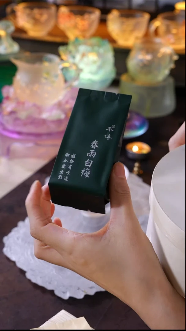手工艺品琉璃A**.春雨白梅1泡