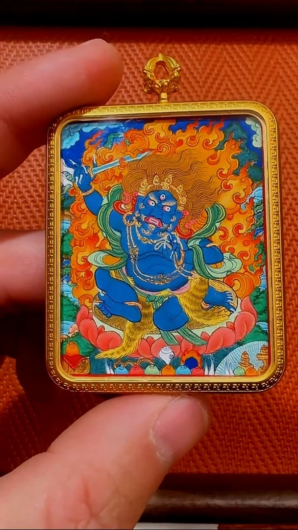 吊坠嘴哥严选——1214不动明王唐卡