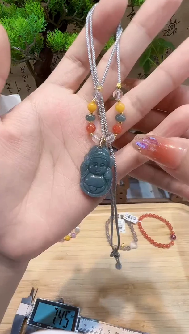 翡翠未镶嵌颈饰项饰@@