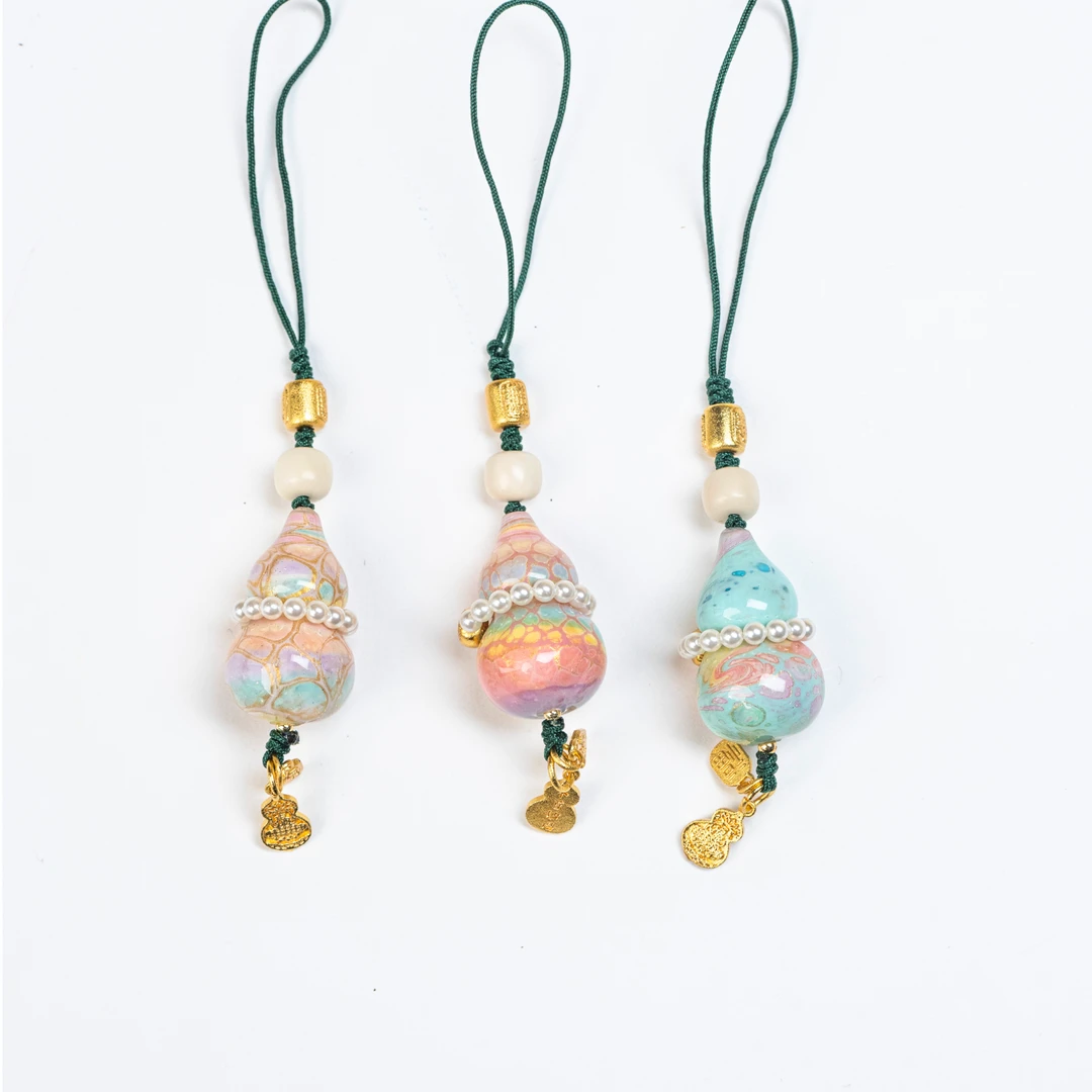 【普陀山欢喜】普陀山小帅推荐葫芦手机链挂件 G36000