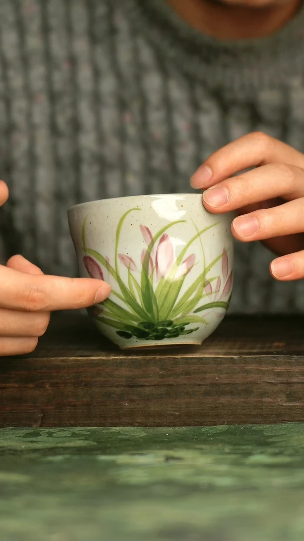 瓷器青诗集手工手绘瓷器