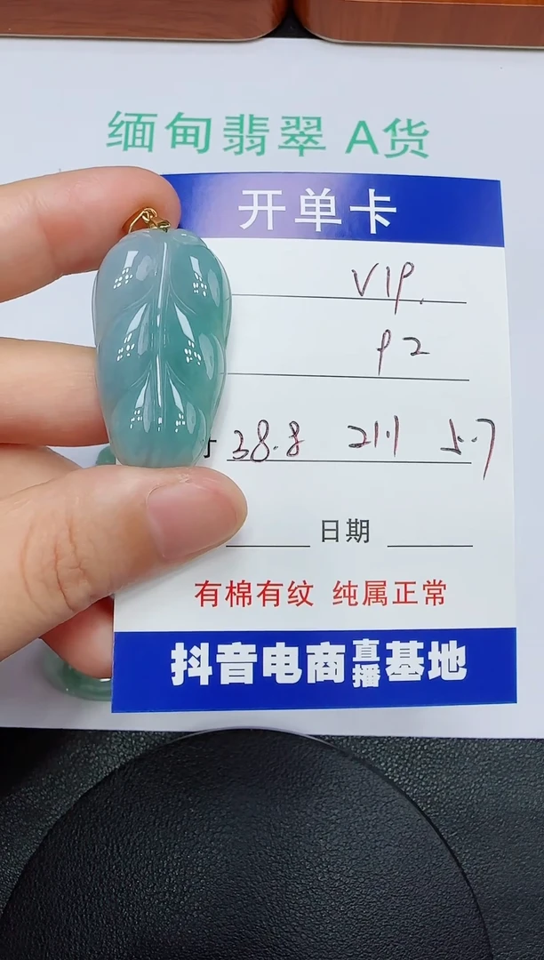 吊坠(赠链)未镶嵌翡翠V19