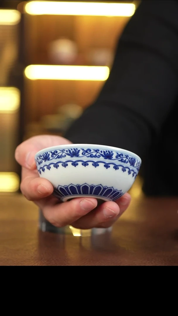 景德镇手工手绘  柴窑  普洱杯
