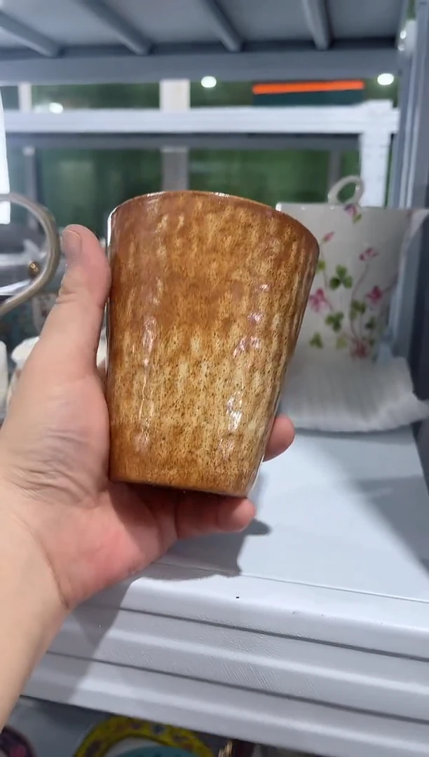瓷片日用陶瓷（简装）水杯一个