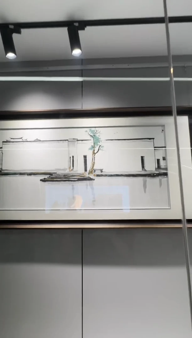 版画吴老师《双燕》版画带证书