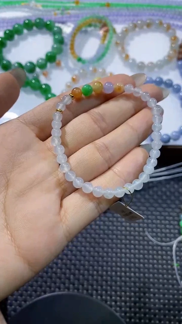 散珠翡翠卡5加手串