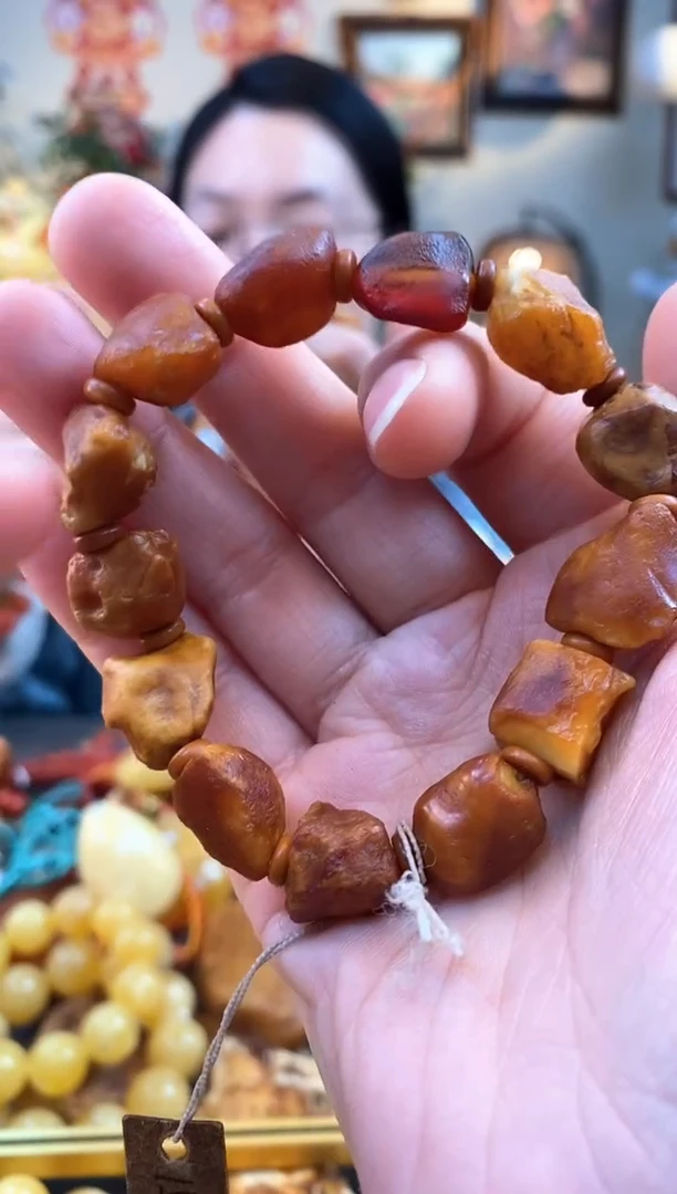 【闪购商品】琥珀手串未镶嵌手串