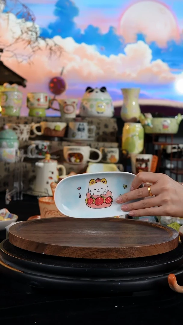 陶瓷便携款手工手绘景德镇陶瓷