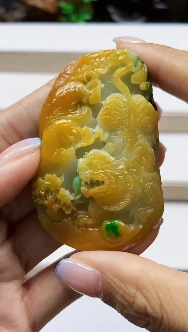 颈饰未镶嵌翡翠翡翠A货