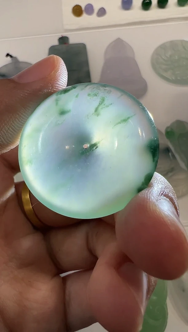 未镶嵌定制翡翠扣子