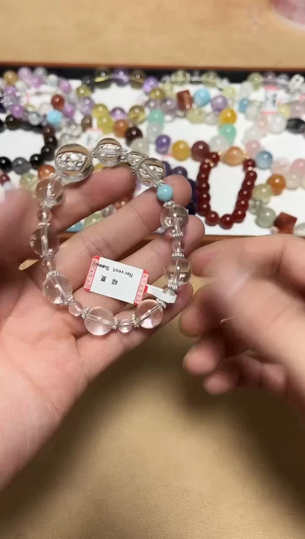 未镶嵌手链水晶18-61白水晶设计款手链