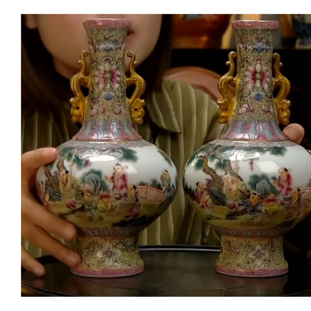 比富苏精品古陶瓷一对