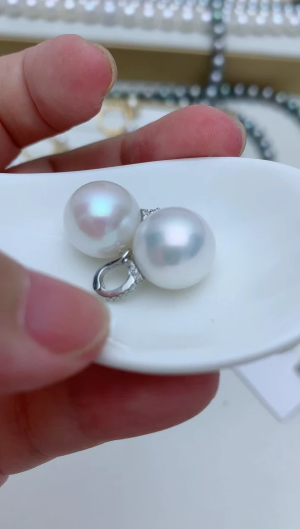 淡水珍珠银S925镶嵌颈饰q53 多样性发其一