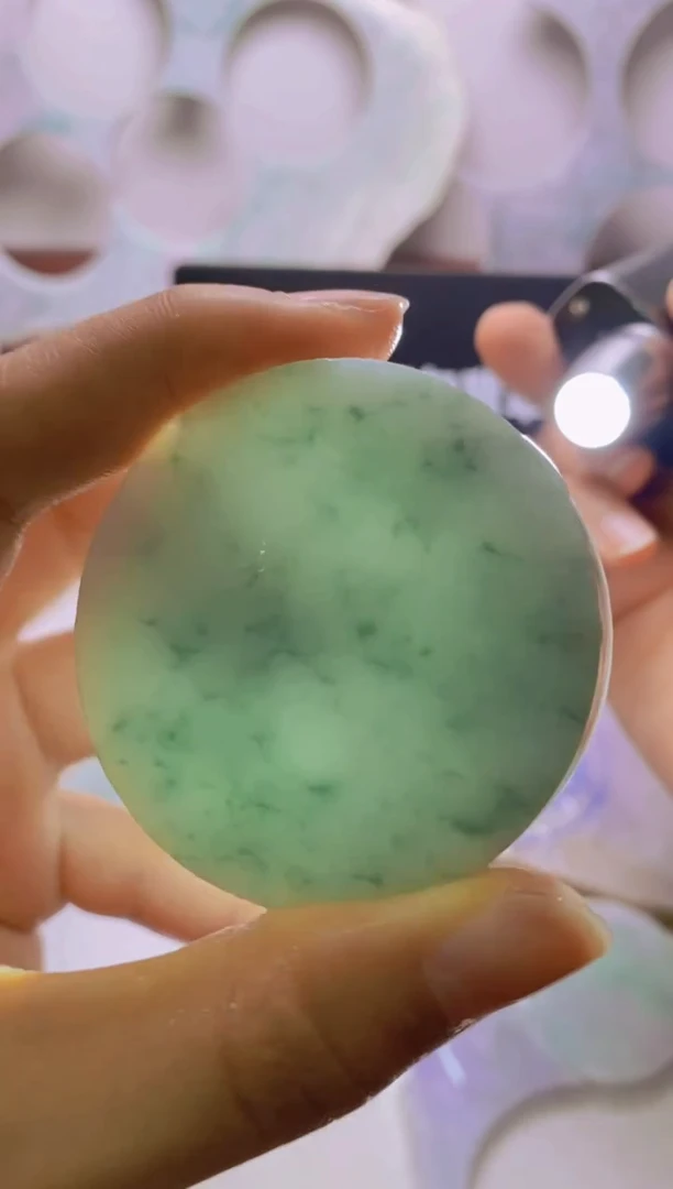 翡翠裸石天然缅甸翡翠A货693