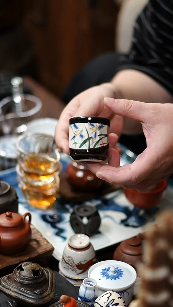 闪购38号 茶杯手绘