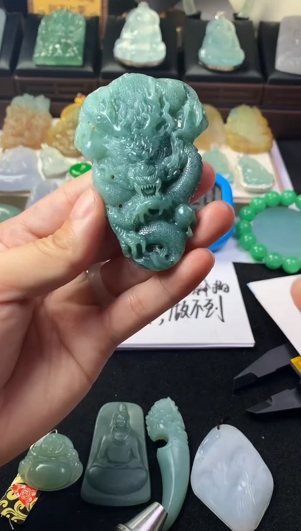 未镶嵌定制翡翠老*毛货不退不换
