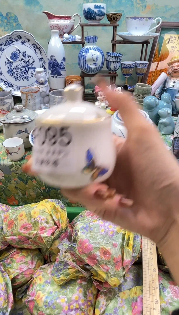杯长***兔茵澜瓷器瓷片闪购F095