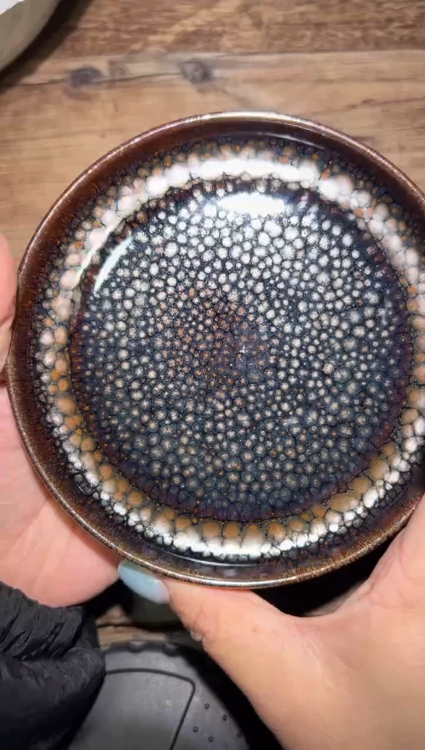 建窑建盏青**道何定欣精品分享49