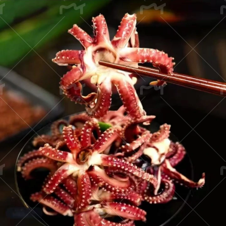 净重 新鲜现切小鱿鱼爪 迷你小爪 冷冻速冻海鲜水产 连云港发货